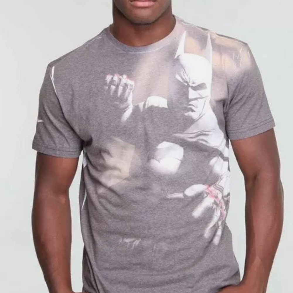 Mark Ecko Batman Fist of Fury Sublimation T-Shirt Sz L